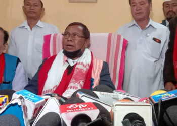 কাৰবি আংলং জিলা কংগ্ৰেছৰ সভাপতি ৰূপে ছুম ৰংহাঙৰ দায়িত্বভাৰ গ্ৰহণ