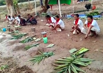 হোজাই-ডিমা হাছাও-কাৰবি আংলঙৰ সীমাৰ কাঙআৰ বস্তিত ৰংকেৰ পূজা সম্পন্ন