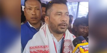 চিত্ৰৰ মনোনয়ন দাখিলত কংগ্ৰেছ-ৰাইজৰ দলৰ নেতৃত্ব; বিজেপিয়ে মাজুলীবাসীক ৰামঠগন দিছে : বসুমতাৰী