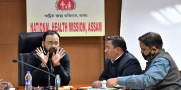 কাৰবি আংলং আৰু পশ্চিম কাৰবি আংলঙৰ স্বাস্থ্য বিভাগৰ সঁজাতি দলৰ সৈতে স্বাস্থ্য মন্ত্ৰীৰ বৈঠক