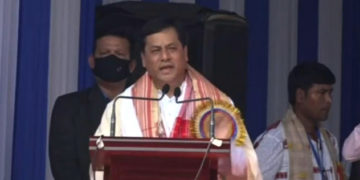 নাহৰকটীয়াৰ শ্ৰীমন্ত শংকৰদেৱ সংঘৰ অধিৱেশনত কেন্দ্ৰীয় মন্ত্ৰী সোণোৱাল