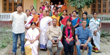 ৰজাবাৰীৰ ত্ৰিবেণী গ্ৰামীণ বিকাশ সমিতিৰ ৪৫ দিনীয়া বয়ন প্ৰশিক্ষণৰ সামৰণি