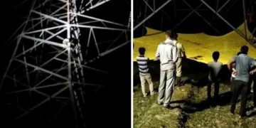 হাইটেনছন টাৱাৰত উঠিল মহিলা, ১০ ঘণ্টাৰ প্ৰচেষ্টাত নমোৱা হ’ল তললৈ!
