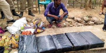 বোকাজানৰ খাকৰাজানত বৃহৎ পৰিমাণৰ গাঞ্জাসহ এজন আটক