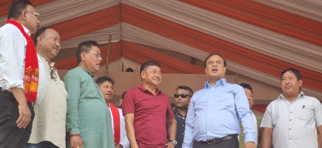 পৰিদৰ্শন মুখ্যমন্ত্ৰী ডঃ হিমন্ত বিশ্ব শৰ্মাৰ