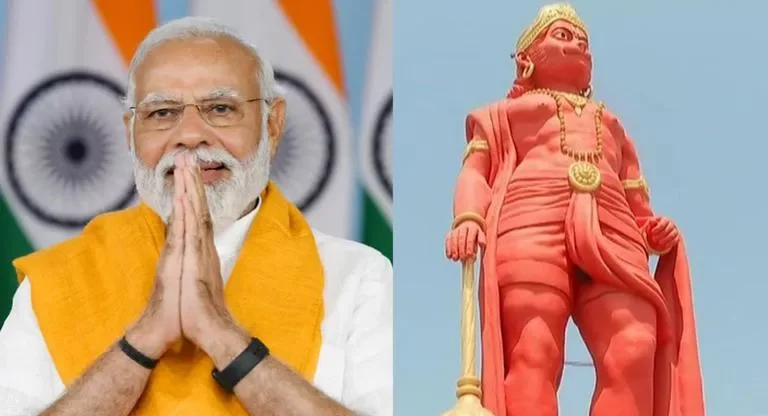 হনুমান মূর্তি উদ্বোধন