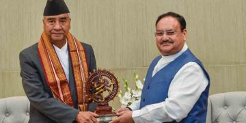 ৩ দিনৰ ভ্ৰমণসূচীৰে ভাৰতত উপস্থিত নেপালৰ প্রধানমন্ত্রী দেউবা
