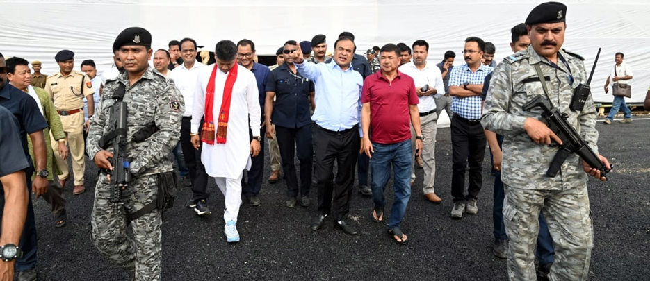 সভাস্হলী পৰিদৰ্শন মুখ্যমন্ত্ৰী ডঃ হিমন্ত বিশ্ব শৰ্মাৰ