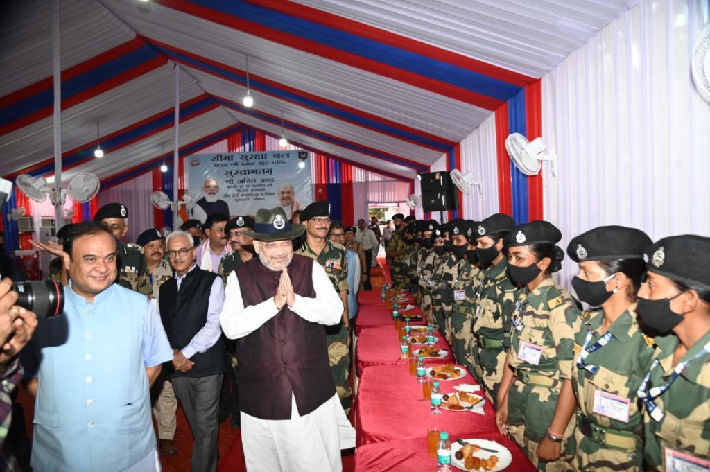 Indo-Bangladesh border at Mankachar