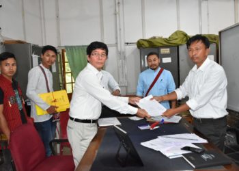 কাৰ্বি পৰিষদীয় নিৰ্বাচনৰ বাবে আজি বিভিন্ন দলৰ ৯টা মনোনয়ন পত্ৰ দাখিল