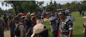 Clearing of tea garden land 