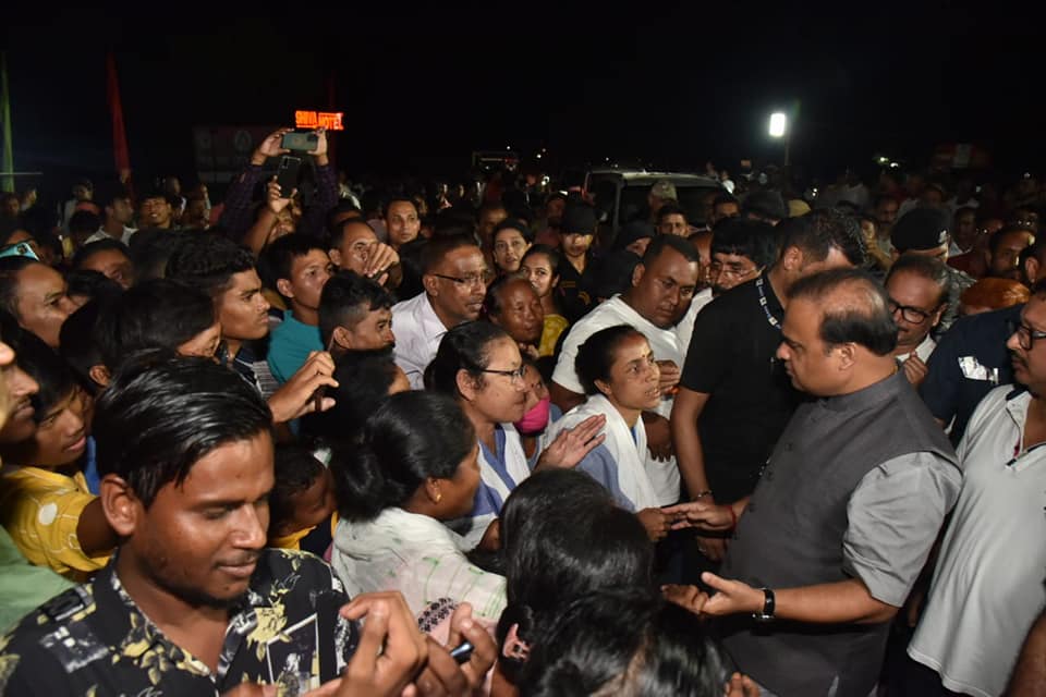 বানাক্ৰান্ত অঞ্চলত মুখ্যমন্ত্ৰী হিমন্ত বিশ্ব শৰ্মা