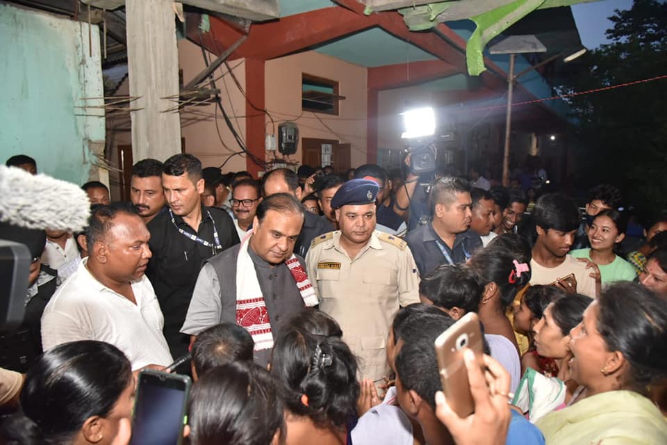 মুখ্যমন্ত্ৰী হিমন্ত বিশ্ব শৰ্মা