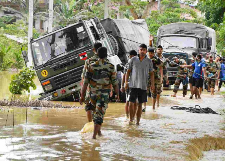 Assam flood situation remains grim as heavy rainfall continues for fourth consecutive day 