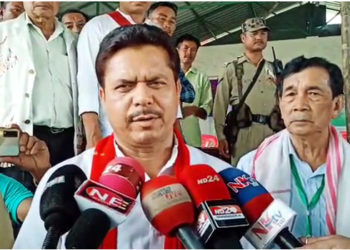 লাংফেৰত নিৰ্বাচনী প্ৰচাৰত কংগ্ৰেছ সভাপতি ভূপেন বৰা