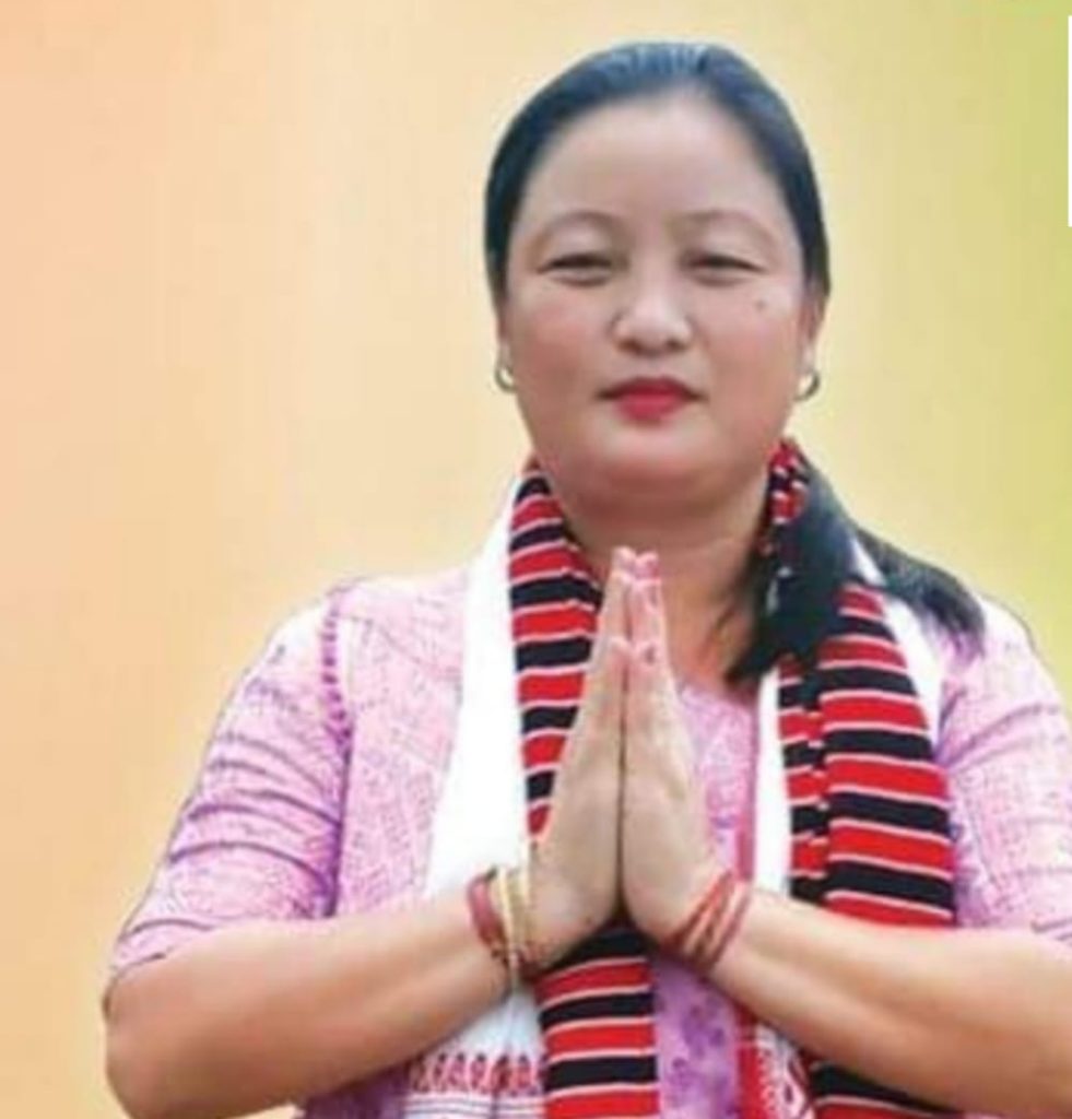 বিজেপিৰ প্ৰাৰ্থী কাদম তেৰাংপি