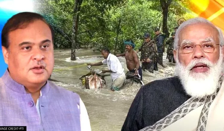 Assam reeling under devastating floods, PM calls Himanta: