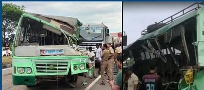 ট্ৰাকত খুন্দা মাৰি যাত্ৰীবাহী বাছৰ মহিলা সহ মৃত্যু ৬ গৰাকীঃ