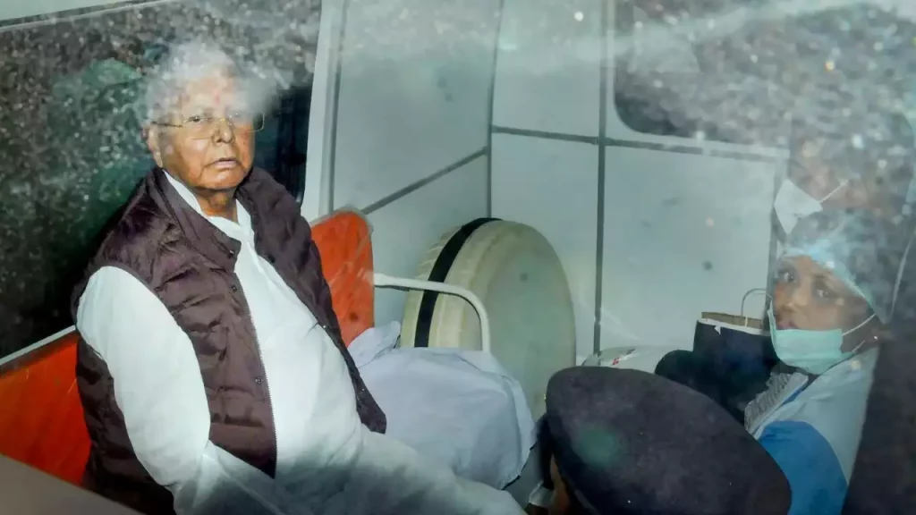 লালু প্ৰসাদ যাদৱৰ স্বাস্থ্যৰ অৱনতি