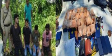 গোলাঘাট আৰক্ষীয়ে স্বাধীনতা দিৱস উপলক্ষে চলোৱা এক তালাচী অভিযানত প্ৰায় ১ কোটি টকাৰ ড্ৰাগছ জব্দঃ