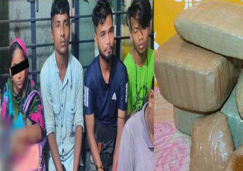 গুৱাহাটী পল্টনবজাৰ হোটেলত নিষিদ্ধ ভাং সহ ৫ সৰবৰাহকাৰী আৰক্ষী জালত