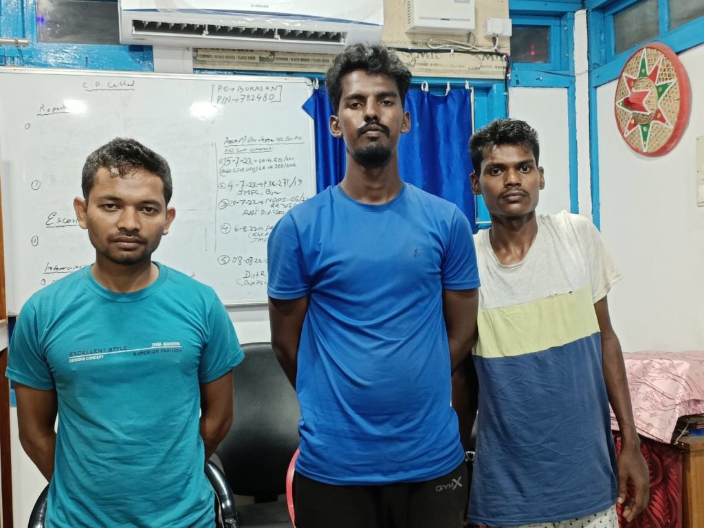 চুৰিত জৰিত ৬ জনক আটক