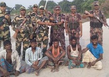 পুনৰ অবৈধভাৱে সীমান্ত অতিক্ৰম কৰি অসমলৈ অহা ৫ জন বাংলাদেশীক আটকঃ