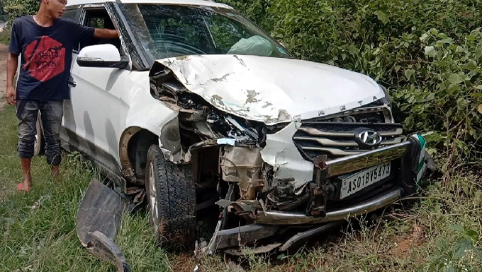 ডিফু-মাঞ্জা পথত ভয়াবহ পথ দুৰ্ঘটনা