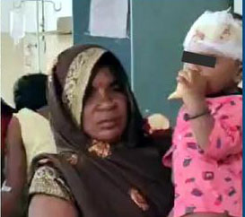 হিংস্ৰক বাঘৰ মুখৰ পৰা এগৰাকী মাতৃয়ে ৰক্ষা কৰিলে নিজ শিশুকঃ 