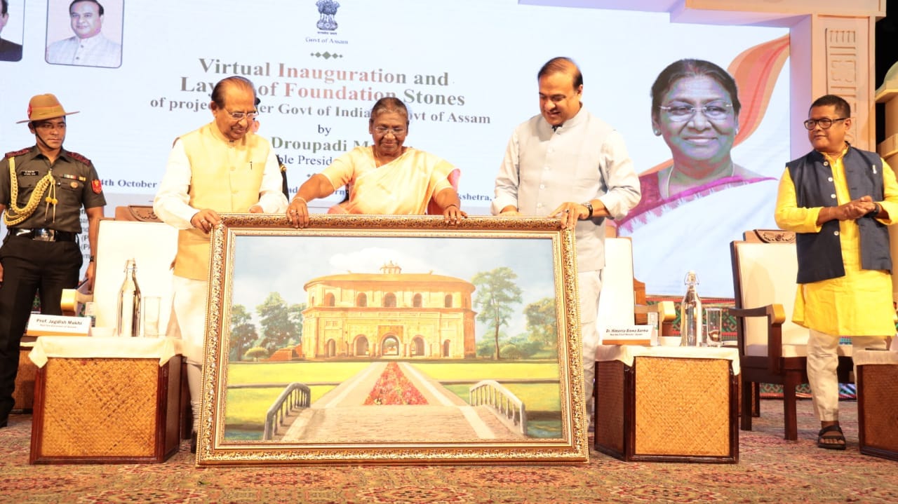 অন্তিম দিনা কেইবাটাও প্ৰকল্প উদ্বোধন ৰাষ্ট্ৰপতিৰ: