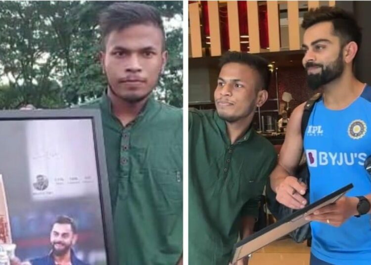 কোহলিক সাক্ষাৎ কৰিবলৈ ২৩ হাজাৰ টকা খৰচ কৰিলে গুৱাহাটীৰ এজন সমর্থকে: