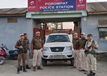 ডিলাইৰ পৰা চুৰি হোৱা টাটা মবাইল বাহন মণিপুৰৰ পৰা উদ্ধাৰ:পাঁচ দুধৰ্ষ গাড়ী চোৰ আটক