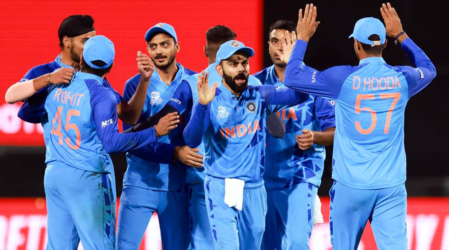 বাংলাদেশক পৰাস্ত কৰি টি-২০ বিশ্বকাপৰ দলীয় তালিকাত শীৰ্ষত ভাৰত