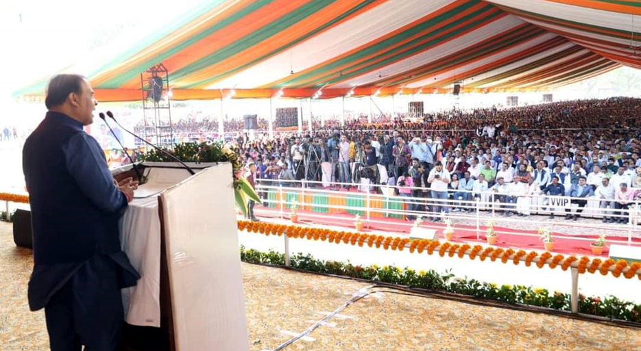 বিকাশৰ বাবে এটা পষেকত বিশ্বনাথ জিলাত বিধানসভা ১২টা প্ৰকল্পৰ আধাৰশিলা স্থাপন মুখ্যমন্ত্ৰীৰ 3 cm0 6 | ASSAM TIMES POST