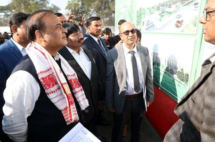 গুৱাহাটী উন্নয়নৰ ১৭৩৩ কোটি টকাৰ প্ৰকল্প, খানাপাৰাত ৫০০০ আসনৰ প্ৰেক্ষাগৃহৰ আধাৰশিলা মুখ্যমন্ত্ৰীৰ