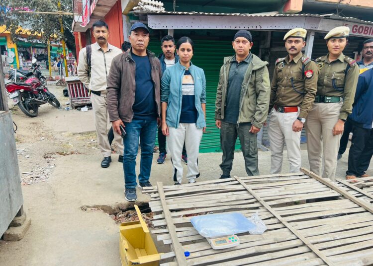 DRUGS I ডিফু আৰক্ষীৰ অভিযানত প্ৰায় ১ কোটি টকাৰ সন্দেহযুক্ত বগা হেৰ’ইন জব্দ: