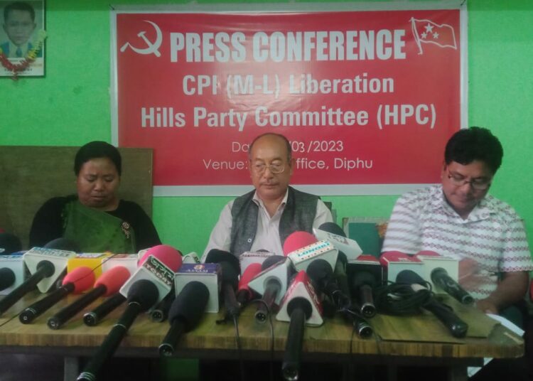CPI(ML) I তৃতীয় বাৰৰ বাবে চিপিআই (এমএল) কেন্দ্ৰীয় সমিতিলৈ নিৰ্বাচিত ৰবি কুমাৰ ফাংচ’ আৰু প্ৰতিমা ইংহিপী