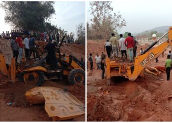 Karbi Anglong Accident I ডকমকাত বৃহৎ অঘটন! জেচিবিৰে মাটি খনন কৰি থকাৰ সময়তে ভূমিস্খলন হৈ থিতাতে মৃত্যু চালকৰঃ