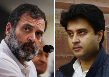 Jyotiraditya Scindia Hits Back At Rahul Gandhi! আপুনি ঠাট্টাৰ পাত্ৰ হৈ পৰিছে’, আদানী প্ৰসঙ্গত তিনিটা প্ৰশ্নৰে ৰাহুলক আক্ৰমণ জ্যোতিৰাদিত্যৰ