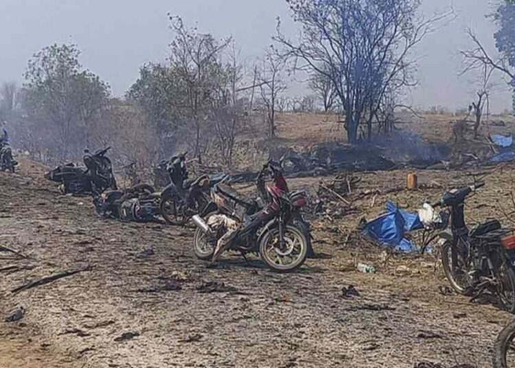 Myanmar Airstrike! ম্যানমাৰত সামৰিক চৰকাৰৰ গণহত্যা! বিমান আক্ৰমণত নিহত মহিলা-শিশুকে ধৰি শতাধিক