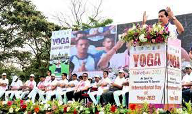 Yoga Mohotsav-2023 I ডিব্ৰুগড়ত হ’ব ১০০ খন বিছনাযুক্ত যোগ হস্পিটেল : কেন্দ্ৰীয় মন্ত্ৰী সৰ্বানন্দ সোণোৱালৰ ঘোষণা