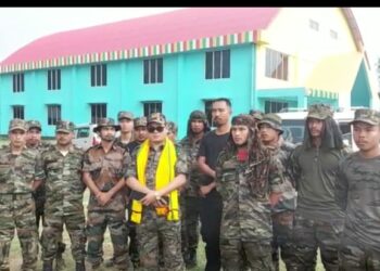DNLA Militants I ধনশিৰিত‌ সদ্য শান্তি চুক্তি স্বাক্ষৰিত ডিএনএল নেতাক উষ্ম আদৰণি