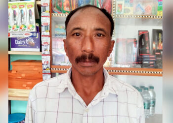 বোকাখাতৰ বিহৰাত দুৰ্ঘটনাত থিতাতে মৃত্যু অৱসৰপ্ৰাপ্ত জোৱানৰ