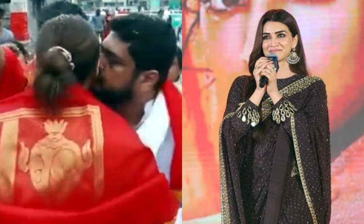 মন্দিৰ অঞ্চলত পৰ্দাৰ ‘সীতা’ক চুম্বন! ক্ষোভৰ বলি ‘আদিপুৰুষ’ৰ পৰিচালক