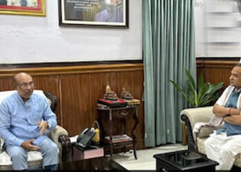 Manipur violence I ইম্ফলত মণিপুৰৰ মুখ্যমন্ত্ৰীক সাক্ষাৎ হিমন্ত বিশ্ব শৰ্মাৰ