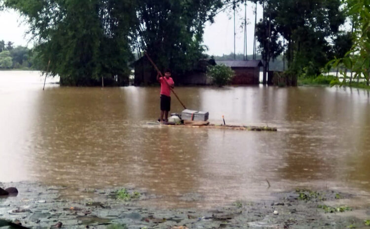 Flood situation in Assam I অসমৰ বান পৰিস্থিতি অধিক শোচনীয়, ৪৪৪ গাঁও পানীৰ তলত 1 Flood situation in Assam I অসমৰ বান পৰিস্থিতি অধিক শোচনীয়, ৪৪৪ গাঁও পানীৰ তলত