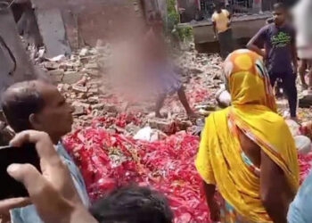 “Tragedy Strikes: Fatal Explosion at Illegal Firecracker Manufacturing Unit in Duttapukur, West Bengal”