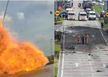 Tragedy Strikes: Charter Plane Crash on Malaysian Expressway