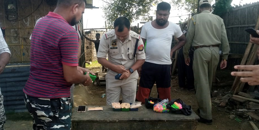 খটখটীত ৫৭.৬৫ গ্ৰাম হেৰইন জব্দ : আটক এক