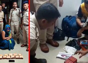 Heroin Seized I ধনশিৰিত বুজন পৰিমাণৰ হেৰ’ইনসহ মহিলা সৰবৰাহকাৰী আটক